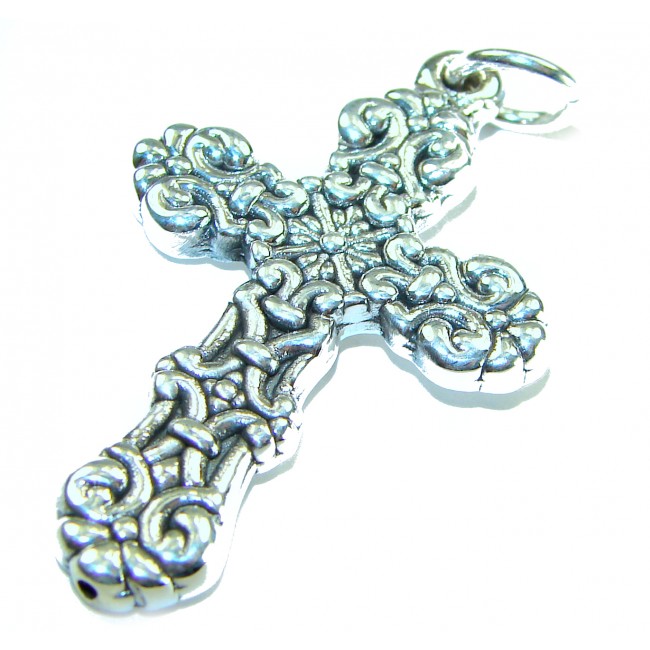 Holy Cross the best quality .925 Sterling Silver Bali made Pendant