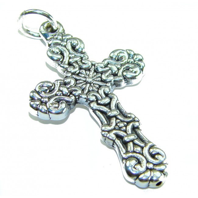 Holy Cross the best quality .925 Sterling Silver Bali made Pendant
