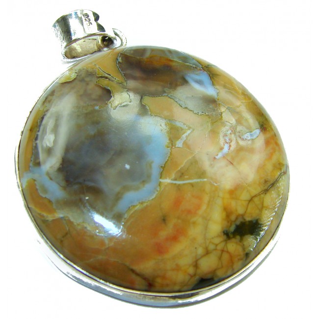 Simple Design Morrisonite .925 Sterling Silver handmade Pendant