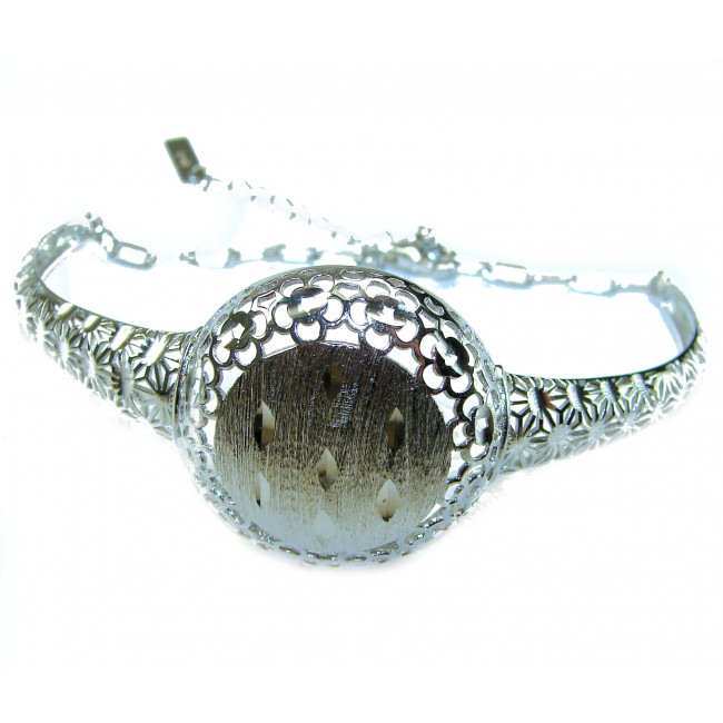 Luxurious Italy made .925 Sterling Silver handcrafted Bracelet