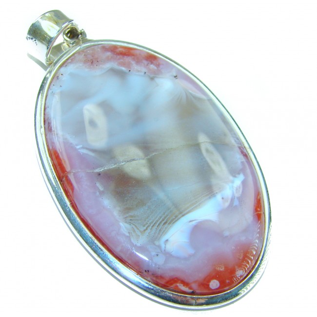 Top quality Butterfly Wings Jasper from Sierra Madre .925 Sterling Silver handmade Pendant