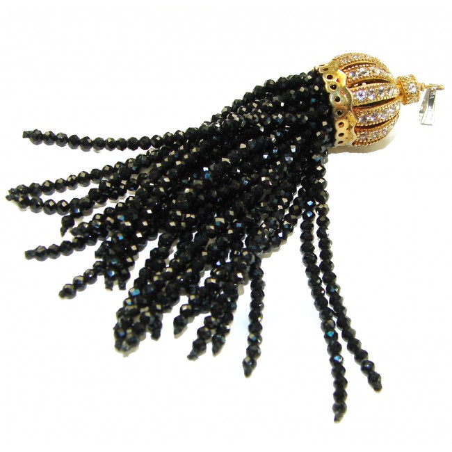 Artisan Design Spinel 14K Gold over .925 Sterling Silver pendant