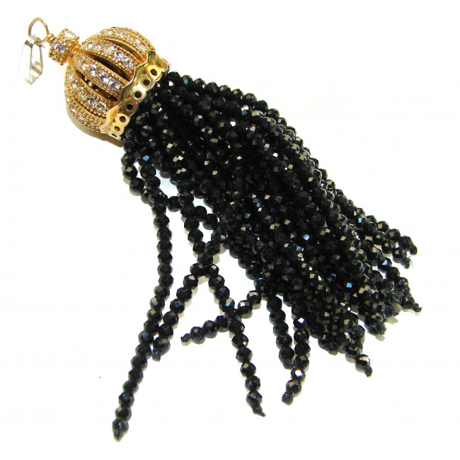 Artisan Design Spinel 14K Gold over .925 Sterling Silver pendant