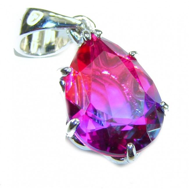 Spectacular Genuine 8.2 CARAT Alexandrite .925 Sterling Silver .925 Sterling Silver handcrafted Pendant