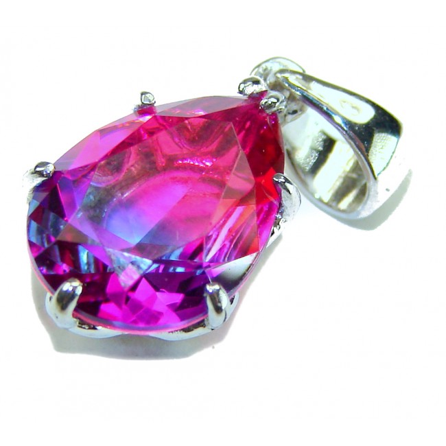 Spectacular Genuine 8.2 CARAT Alexandrite .925 Sterling Silver .925 Sterling Silver handcrafted Pendant