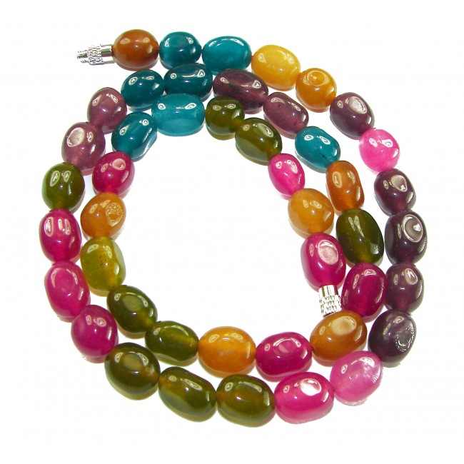 Infinity authentic 79.5 carat Brazilian Tourmaline .925 Sterling Silver handcrafted necklace