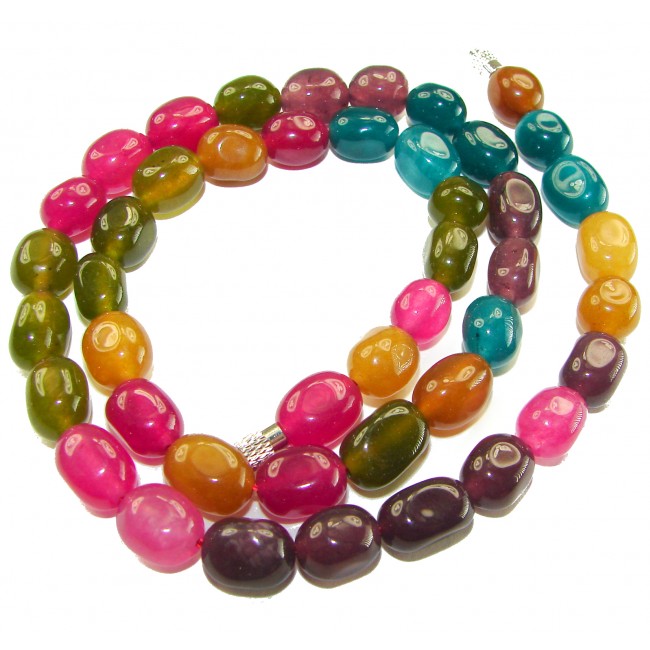 Infinity authentic 79.5 carat Brazilian Tourmaline .925 Sterling Silver handcrafted necklace