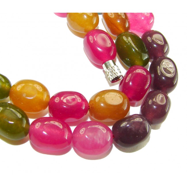 Infinity authentic 79.5 carat Brazilian Tourmaline .925 Sterling Silver handcrafted necklace