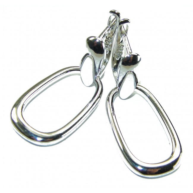 Modern design Blister Pearl .925 Sterling Silver handmade Bali made Earrings