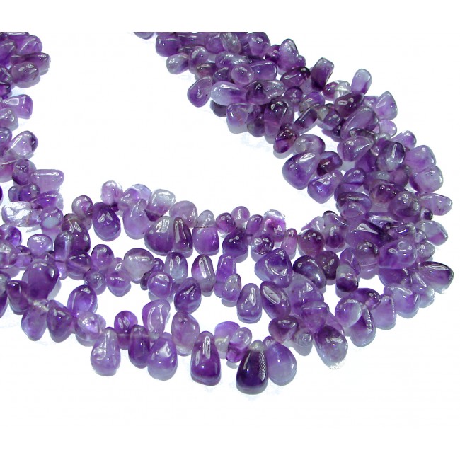 Oriental Beauty 178.2 carat Amethyst .925 Sterling Silver handcrafted Necklace