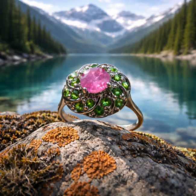 Magnificent Jewel 4.5 carat Ruby .925 Sterling Silver handcrafted incredible ring s. 6 1/4 - photo 1