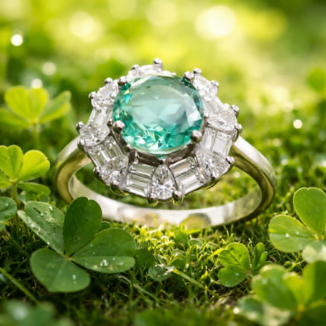 Pure Perfection 4.5 carat GENUINE Apatite .925 Silver handcrafted Ring s. 7