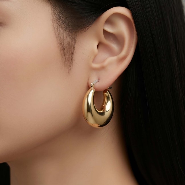 Julietta Precious Natural Golden Women earrings - photo 1