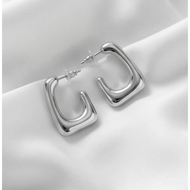Modern Concept handmade silver earrings - photo 1