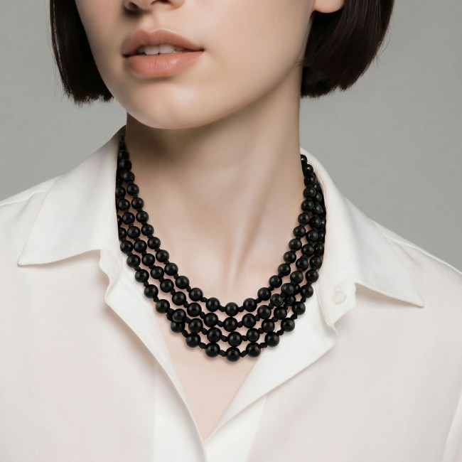 Rachel lab. creatred Onyx handmade Bochemian style Necklace - photo 2