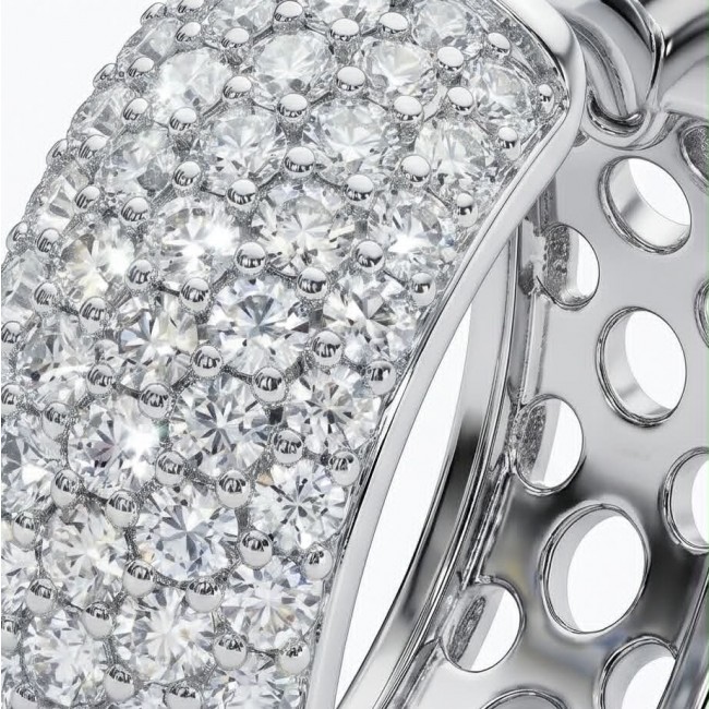 Stella Natural 6.2 carat White Topaz Silver handcrafted earrings - photo 2