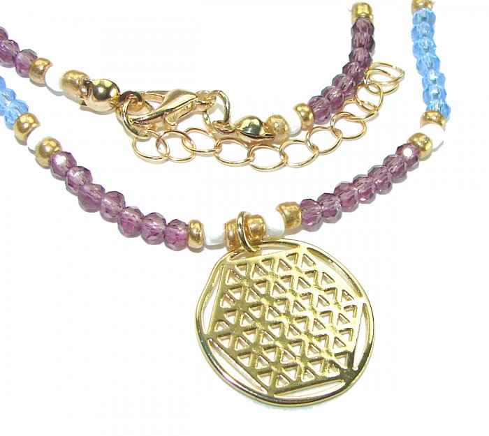 Multigem .925 Sterling Silver handmade Necklace - photo 1
