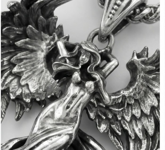 Flaying Angel 24 inches Long Necklace - photo 2