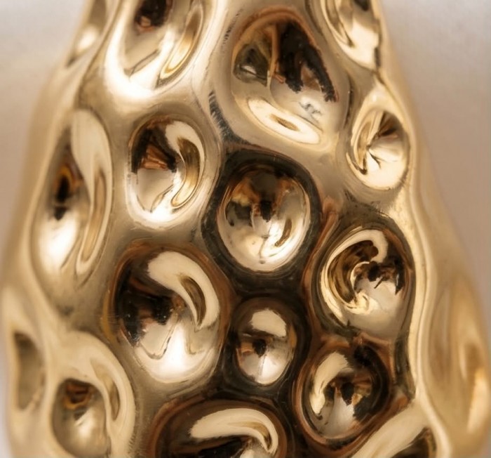 Allure Golden tone handcrafted Stylish earrings - photo 2