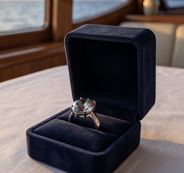 7.8 carat Brazilian Tourmaline .925 Sterling Silver Perfectly handcrafted Ring s. 6 - Sterling silver ring with 7.8 carat Brazilian tourmaline in box.