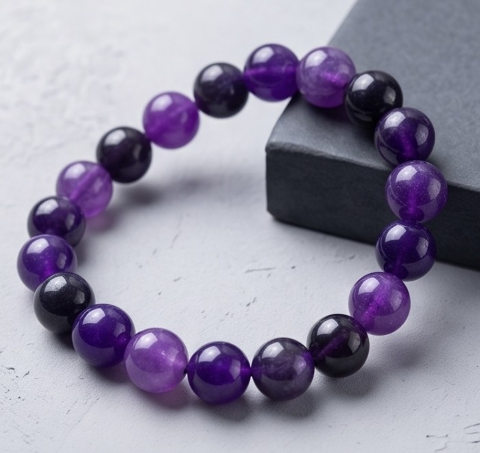 AAAAA BEST QUALITY Botswana Agate handcrafted streach Bracelet - photo 1