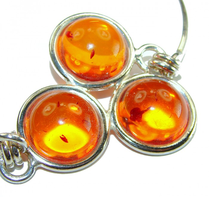 Excellent Baltic Amber .925 Sterling Silver entirely handcrafted Bracelet - photo 1
