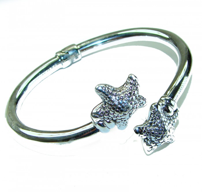 Seaside Italy made Starfish Bracelet in best quality .925 Sterling Silver - photo 3
