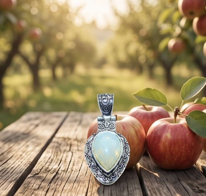 Incredible Design Opalite .925 Silver handmade Necklace - photo 4