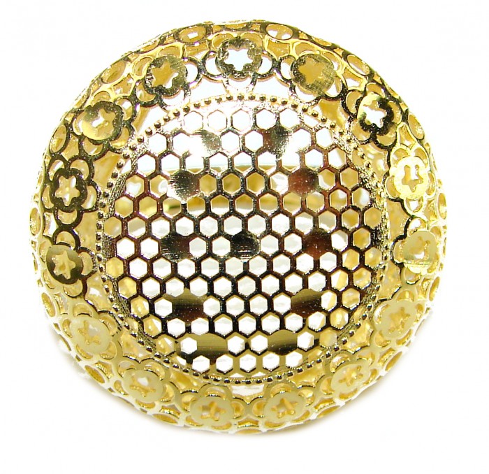 Golden Power 14K Gold over .925 Sterling Silver Ring Size 7 - photo 2