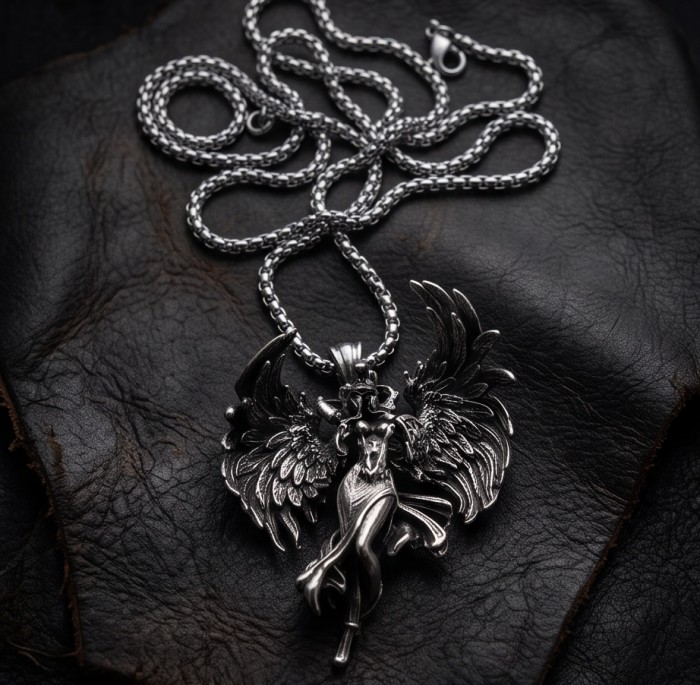 Flaying Angel 24 inches Long Necklace - photo 4