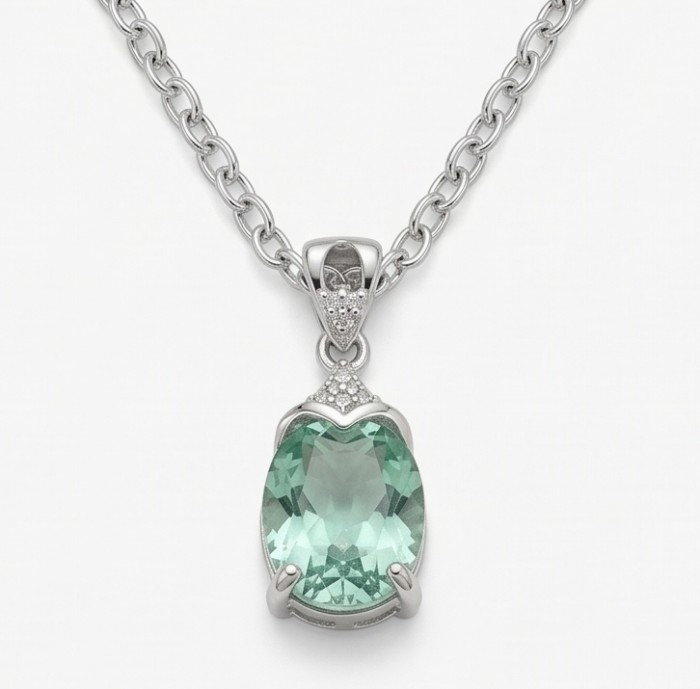Romantica Natural 8.4 carat Topaz handmade necklace - photo 2