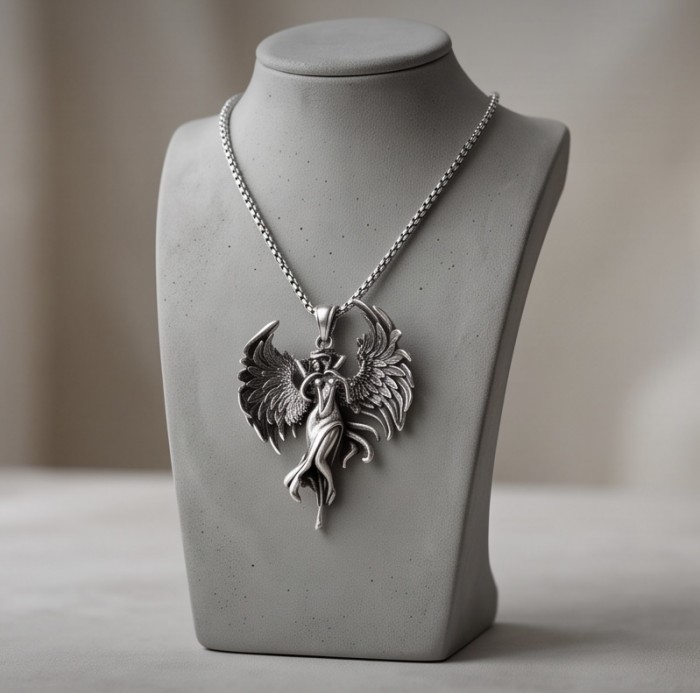 Flaying Angel 24 inches Long Necklace - photo 2