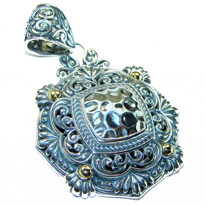 Majestic .925 Sterling Silver handmade Bali style Pendant - photo 3