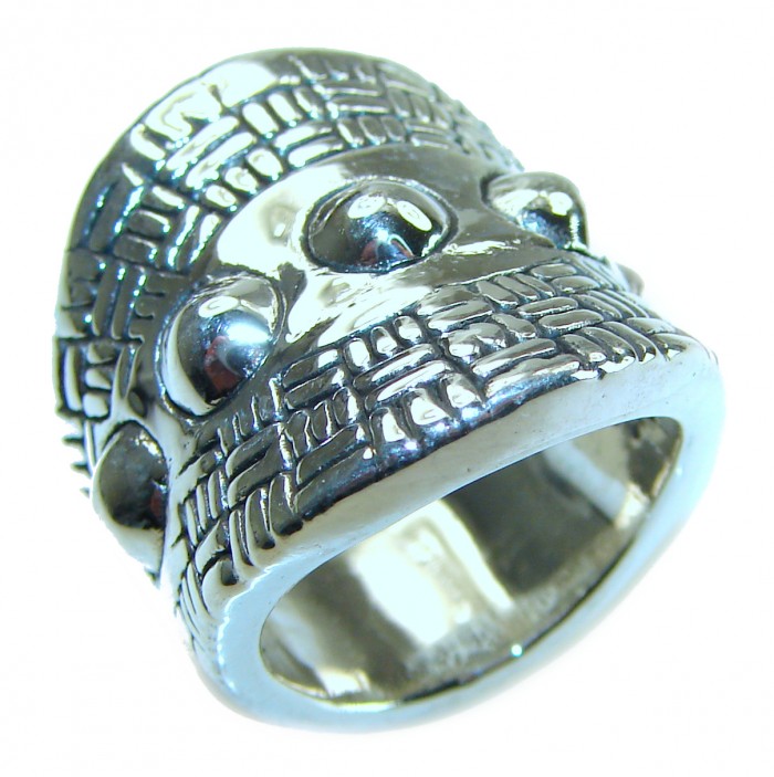 Natural Beauty Italy Made Silver Sterling Silver ring s. 5 3/4 - photo 3