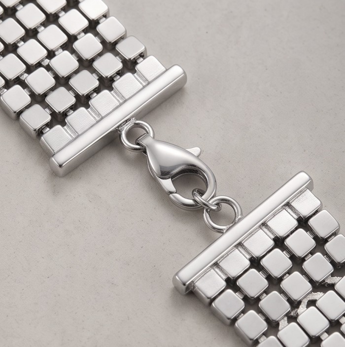 Renewal - Byzantine design Silver handcrafted Bracelet - photo 3