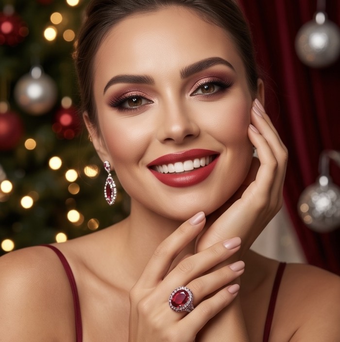 Exquisite 6.5 ctw Mozambique Ruby .925 Sterling Silver handcrafted Statement Ring size 6 1/4 - Worn on hand: 6.5 ctw Mozambique Ruby on .925 Sterling Silver