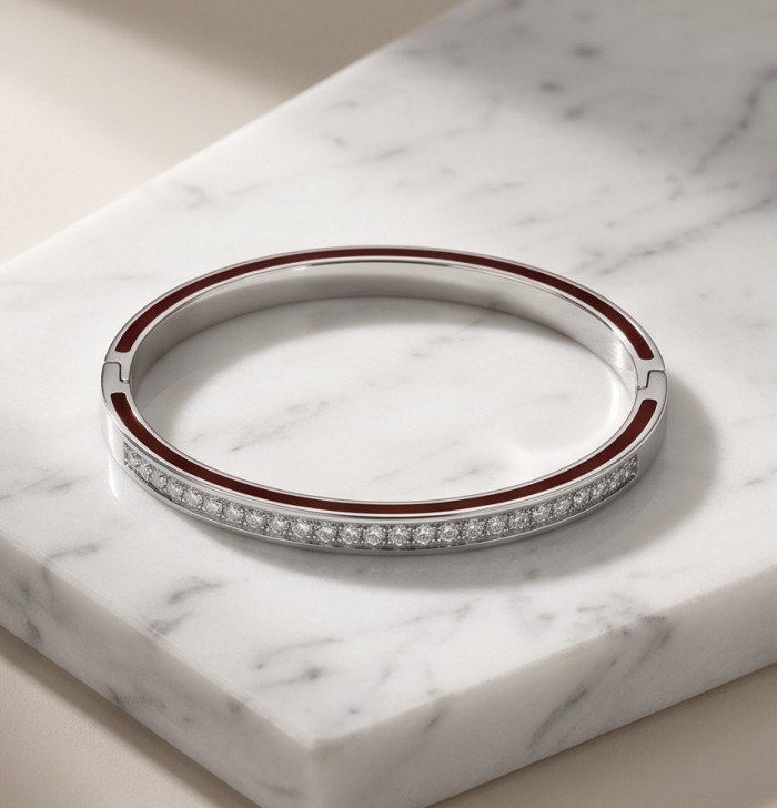 Divine - Precious pave White Topaz Women bracelet - photo 2