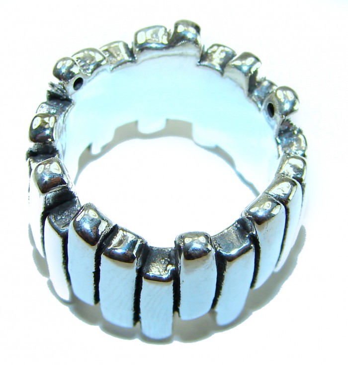 Natural Beauty Italy Made Silver Sterling Silver ring s. 6 1/4 - photo 1