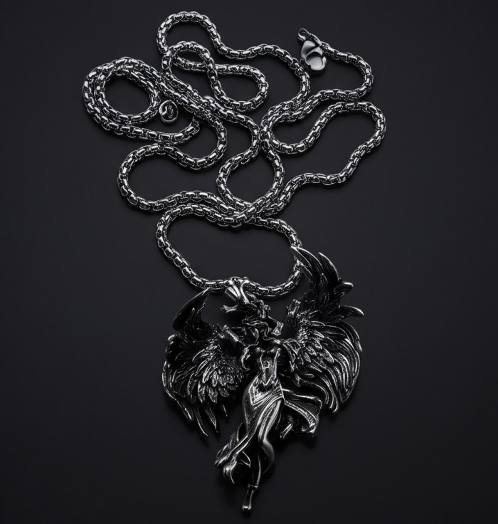 Flaying Angel 24 inches Long Necklace - photo 2