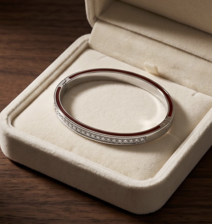 Divine - Precious pave White Topaz Women bracelet - photo 3