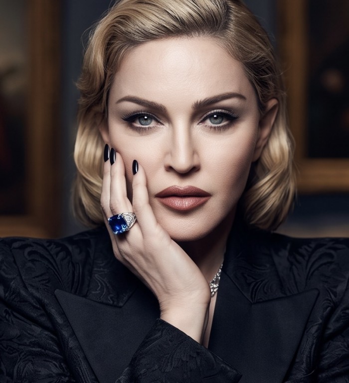 Precious - Art Deco Design asscher cut 15.9 CARAT Tanzanite rhodium over .925 Sterling Silver Statement Ring s. 7 - Tanzanite ring worn on hand, close-up view.