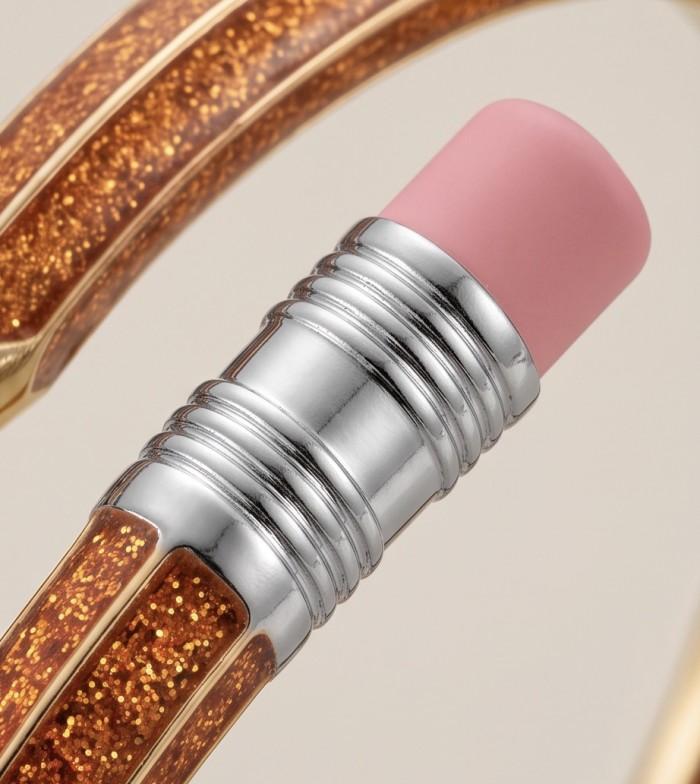 Pencil Enamel Hinge Bangle in Pastel Pink Color Fashion Bracelet - photo 3