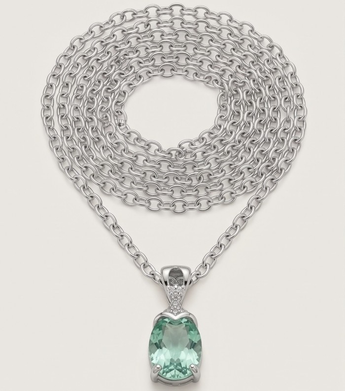 Romantica Natural 8.4 carat Topaz handmade necklace - photo 4