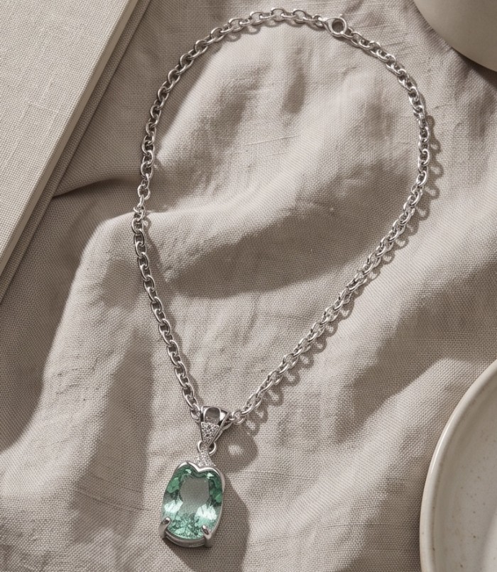 Romantica Natural 8.4 carat Topaz handmade necklace - photo 1